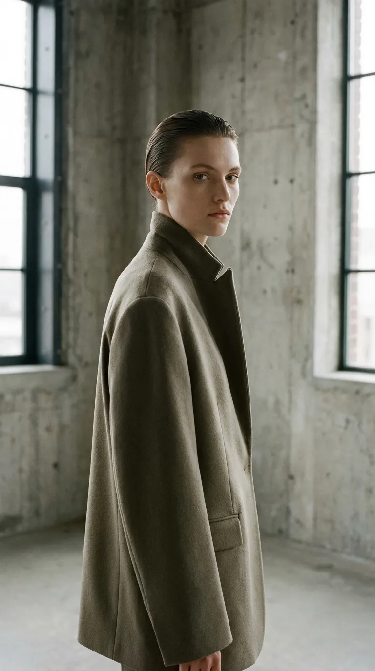 Brutalist Tailored Blazer Editorial