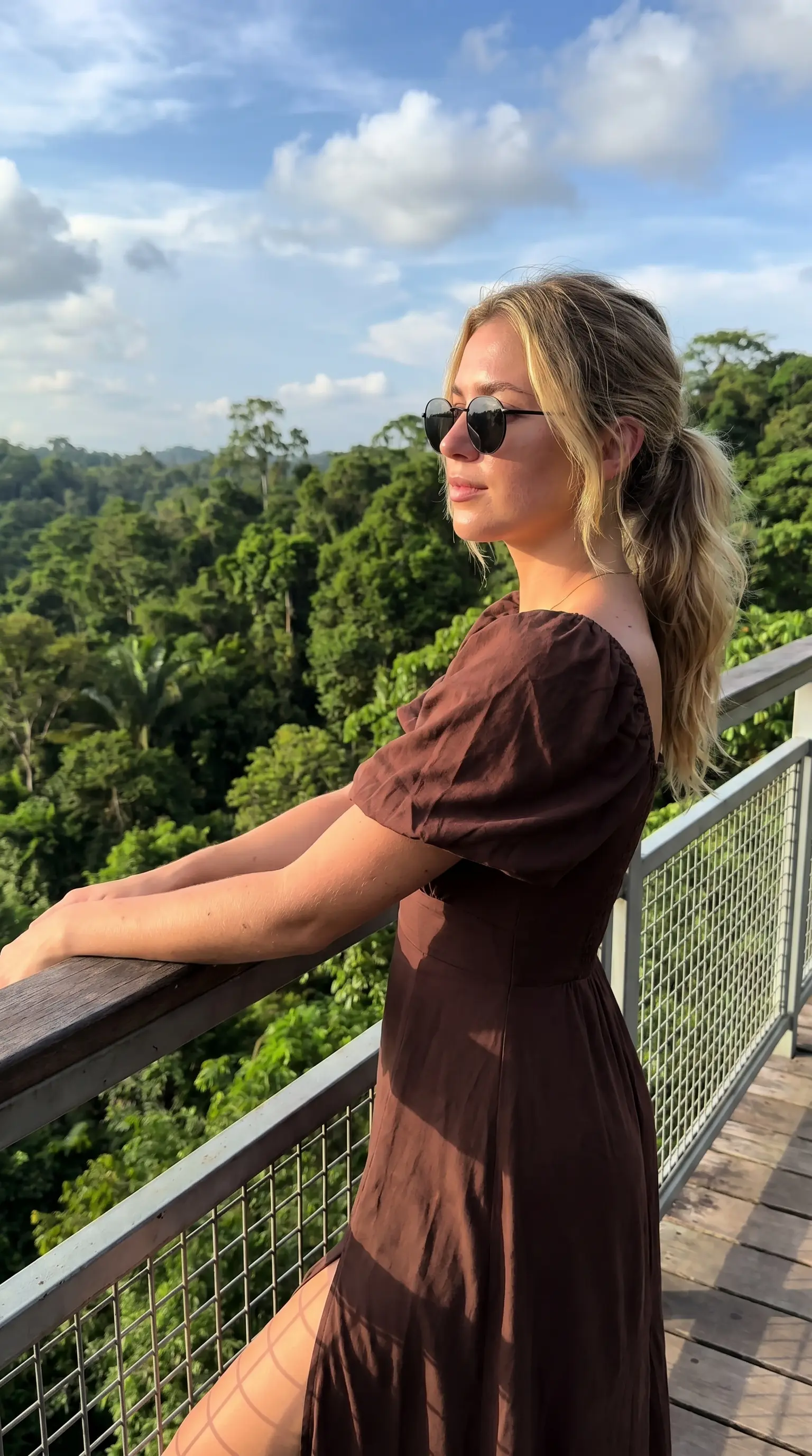 Golden Hour Over the Rainforest
