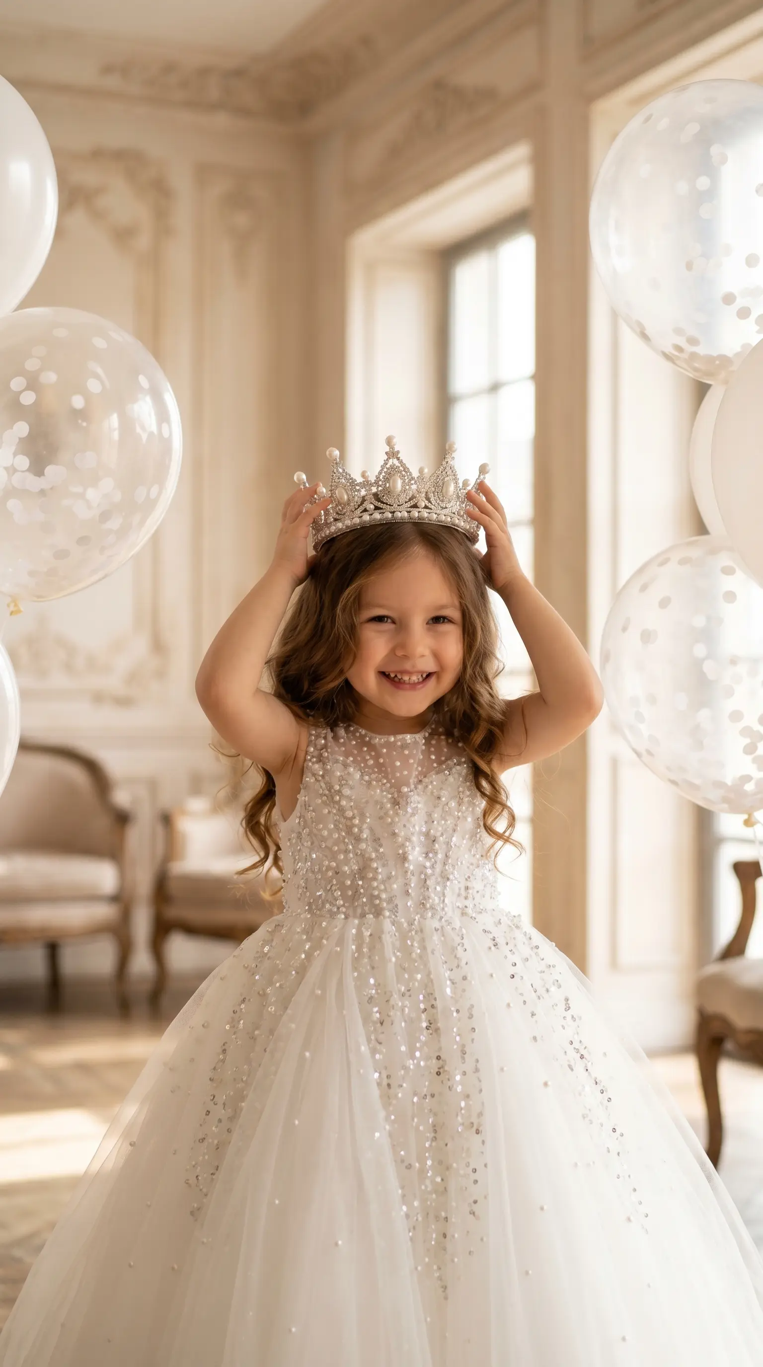 Magical Birthday Princess Celebration Portrait