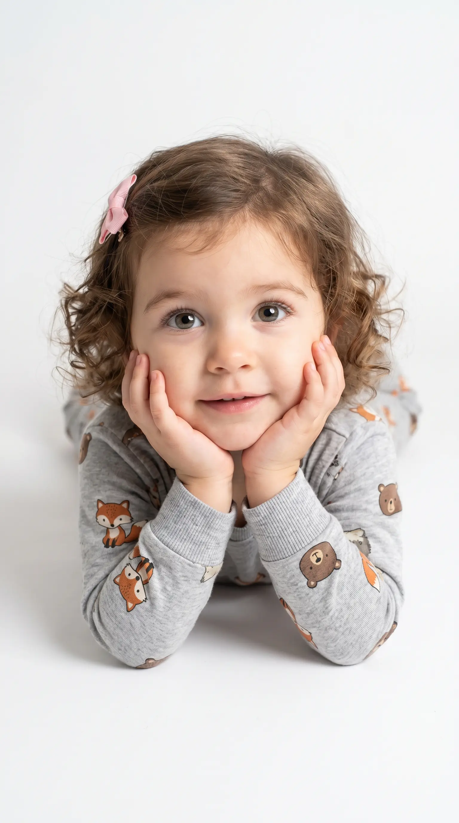 Minimalist Studio Kids Pajama Portrait